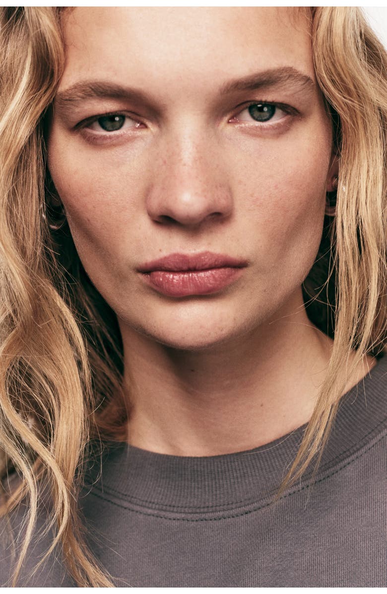 H&M Oversized Cotton Sweatshirt, Alternate, color, Dark Gray