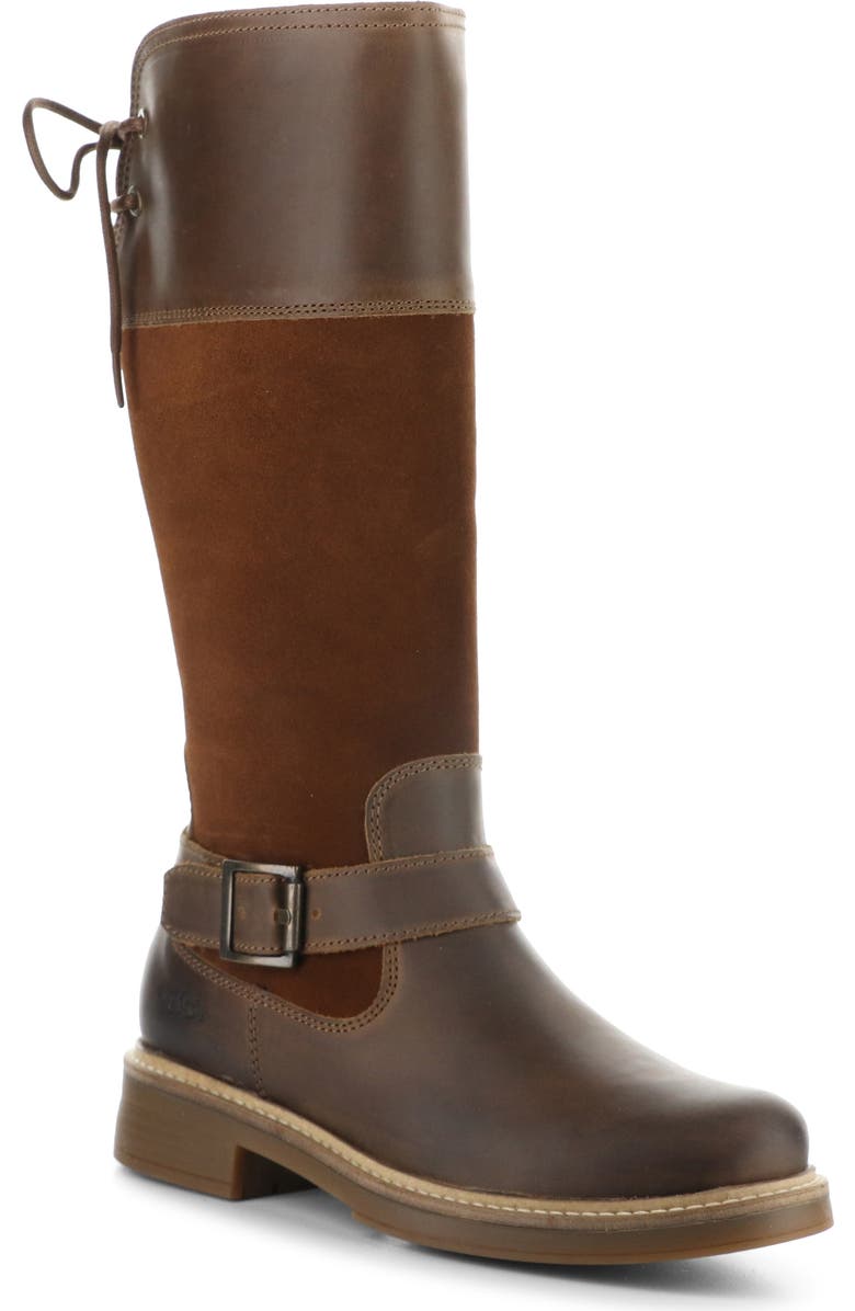 Bos. & Co. Mateo Waterproof Knee High Boot, Main, color, Camel/Nut/Camel Sadd