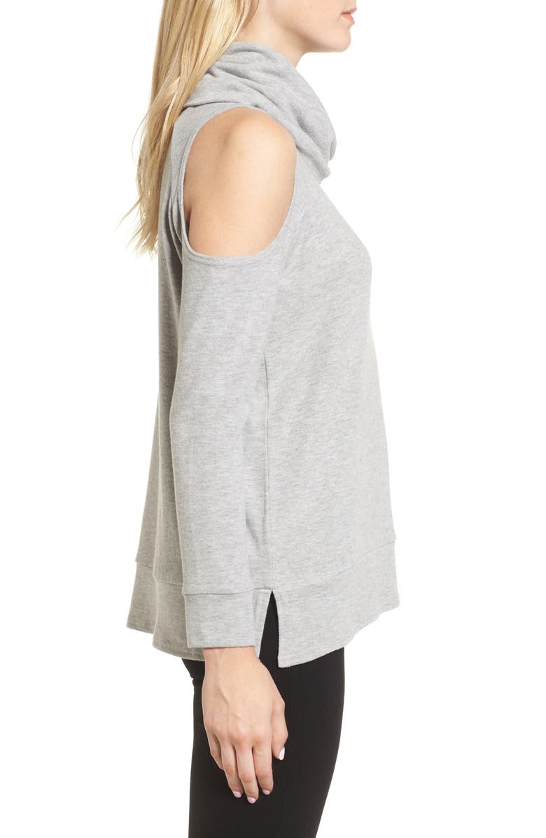 cupcakes and cashmere Malden Cold Shoulder Sweater, Alternate, color, 