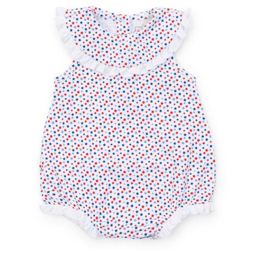 Shop Lila And Hayes Adele Girls' Bubble In Star Spangled