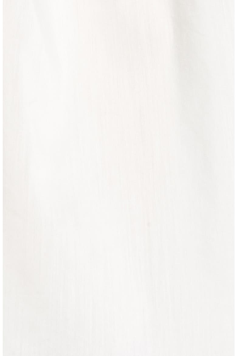 Off the Shoulder Flutter Crop Top, Alternate, color, WHITE