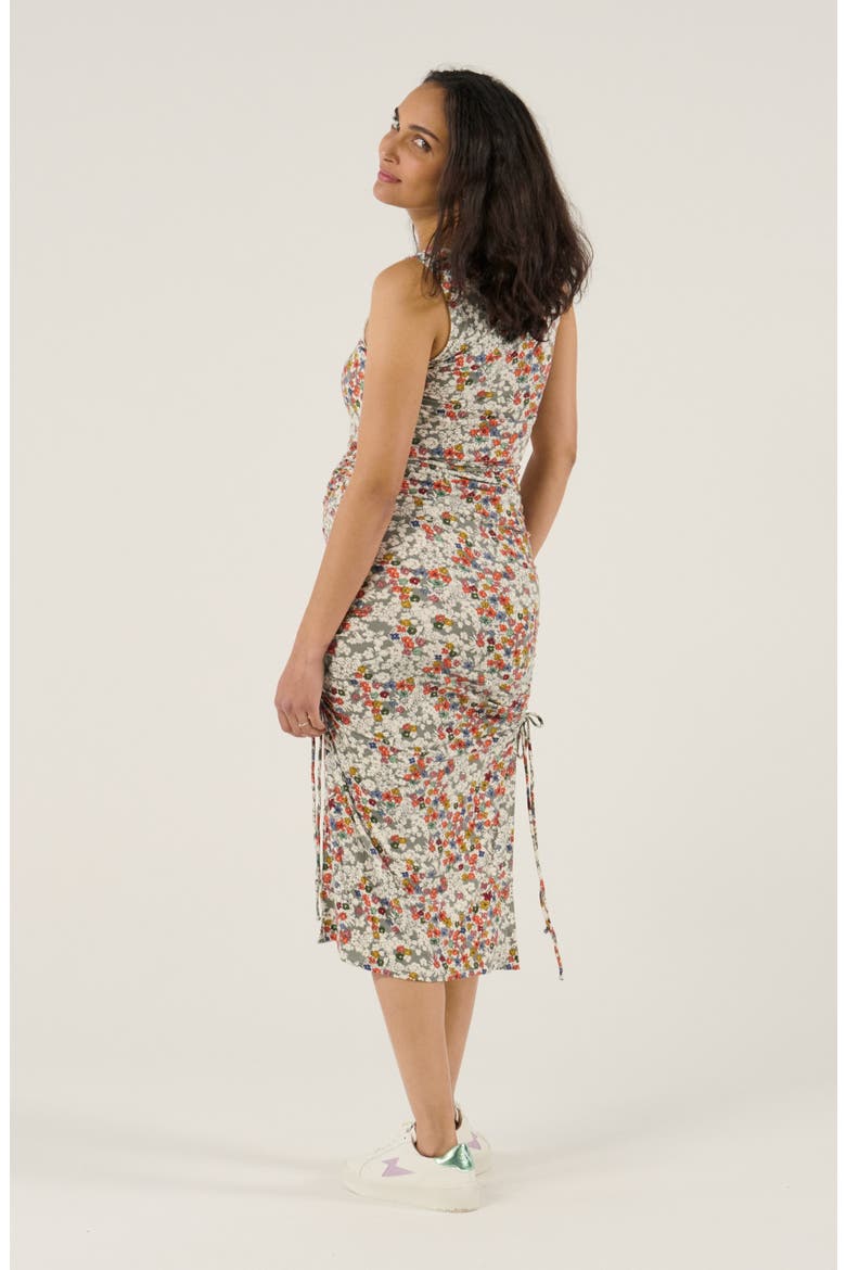 Maternity and Nursing Ruched tank dress Liberty, Alternate, color, Multicolor