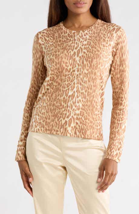 Anilee Leopard Print Sweater