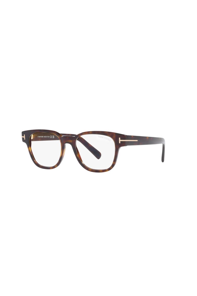 50mm Square optical glasses, Main, color, Tortoise