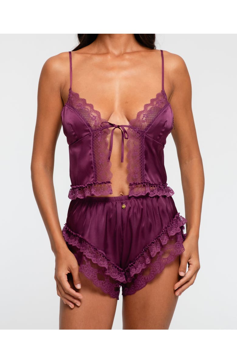 One Empire Kaia Cami Shorts Set, Alternate, color, Purple