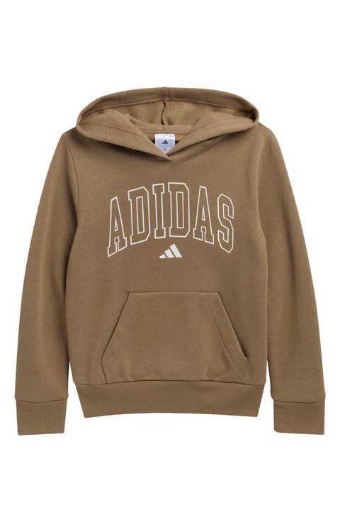 Kids' 3-Stripe Fleece Hoodie