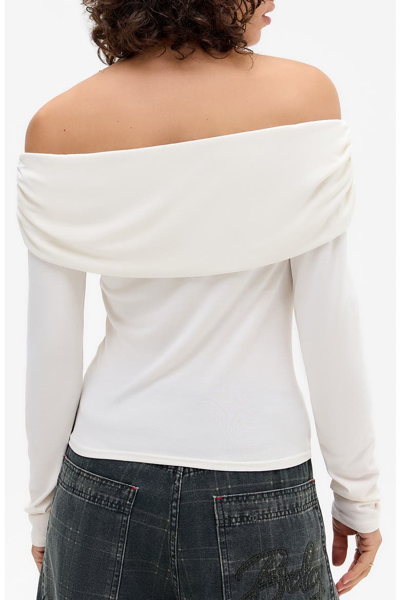 Ultimate Off the Shoulder Top, Alternate, color, CREAM