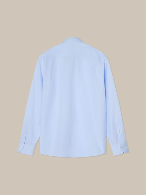 Robert Talbott Reynolds Light Weight Poplin Shirt In Light Blue