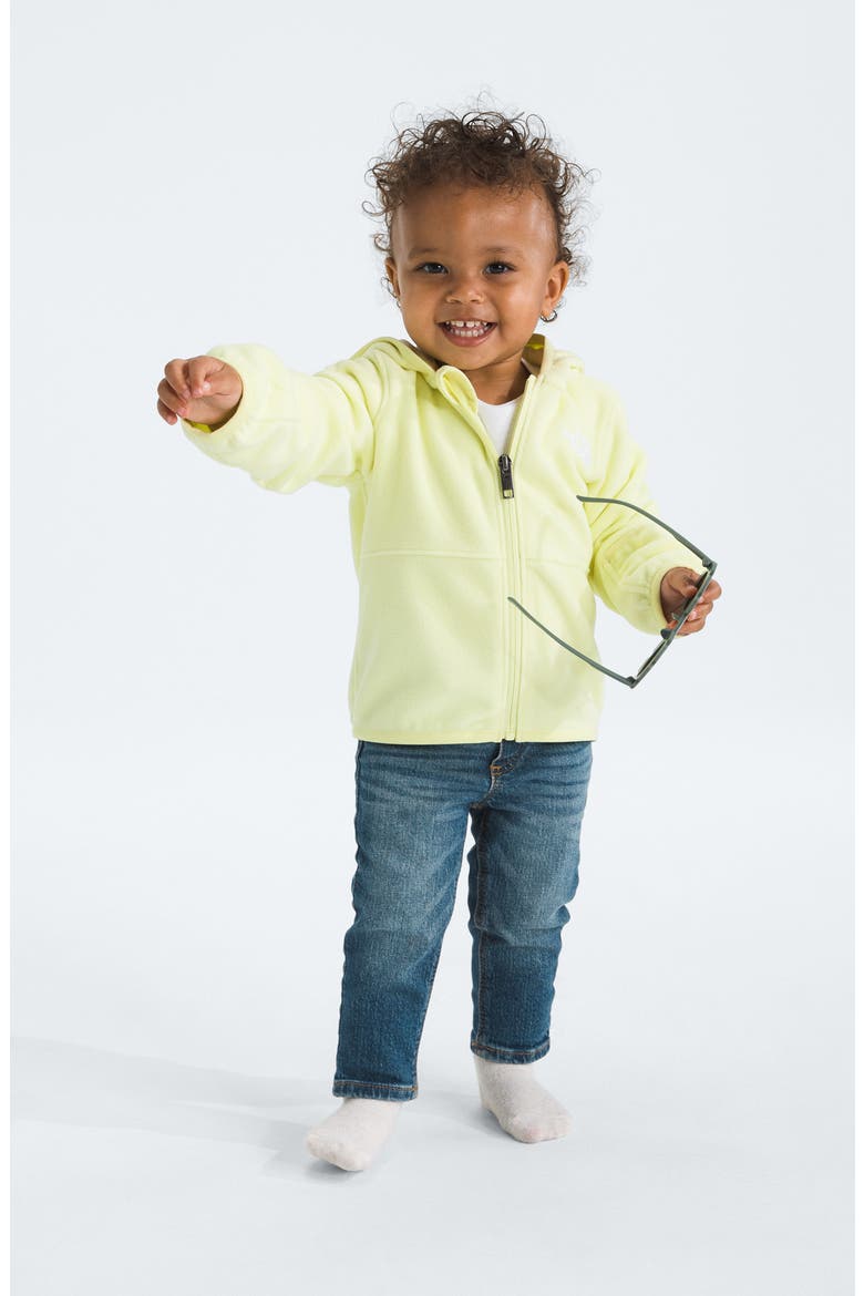 Kids' Glacier Zip Hoodie, Alternate, color, LEMON MIST