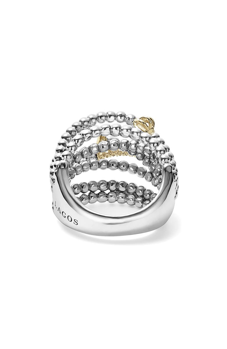 LAGOS 'Caviar Icon' Multi-Row Dome Ring, Alternate, color, 