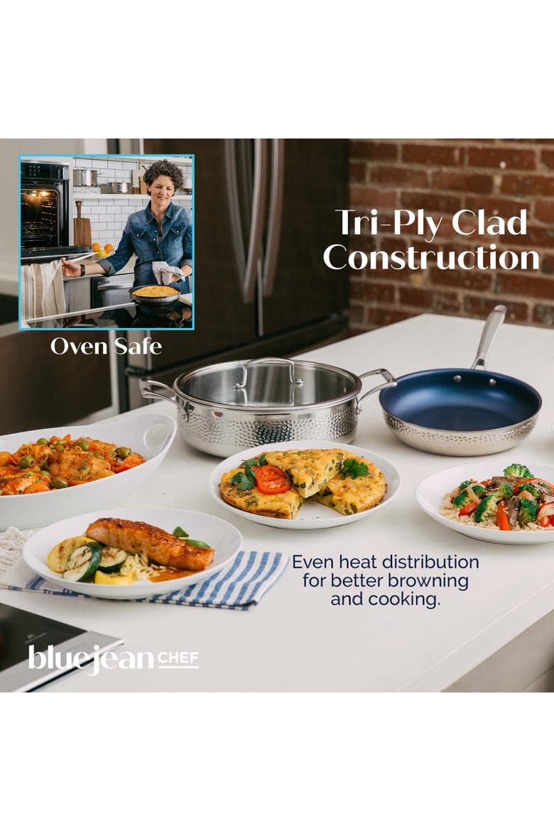 3-Piece Stainless Steel Cookware Set, Alternate, color, Silver