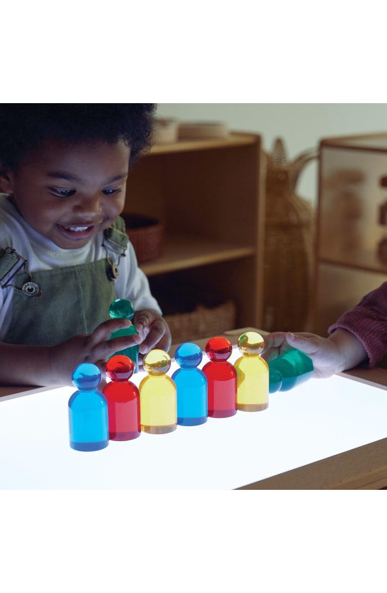 Kaplan Early Learning Company Light and Color People Set - 8 Pieces, Alternate, color, Multicolored