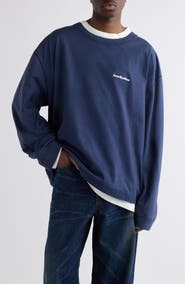 Acne Studios Ericka Registered Layered Long Sleeve Organic Cotton T-Shirt