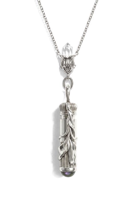 Belladonna Potion Crystal Pendant Necklace