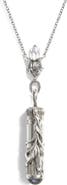 Awe Inspired Belladonna Potion Crystal Pendant Necklace