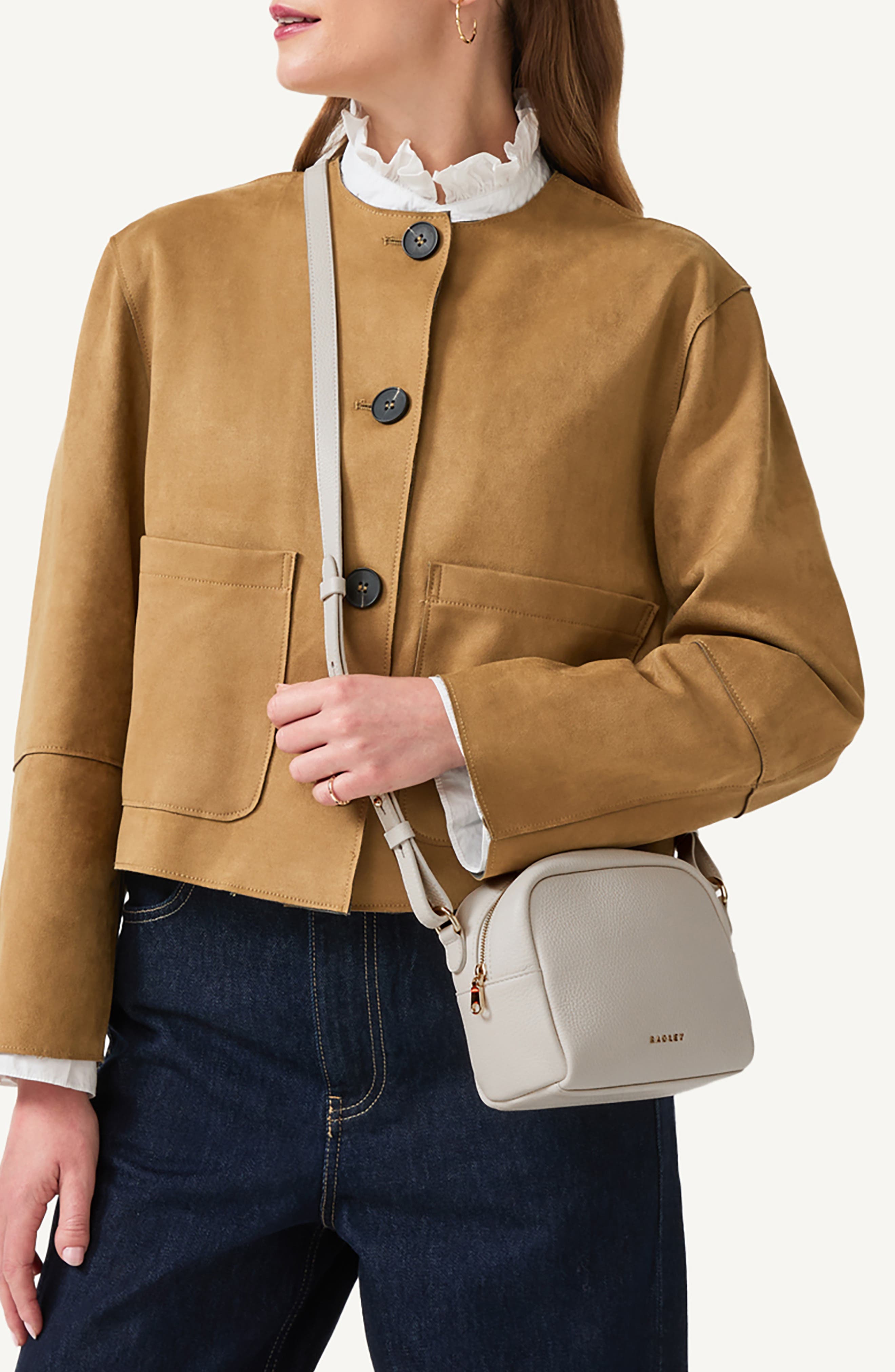 Radley The Daily Small Zip Around Crossbody Bag, Alternate, color, Chalk