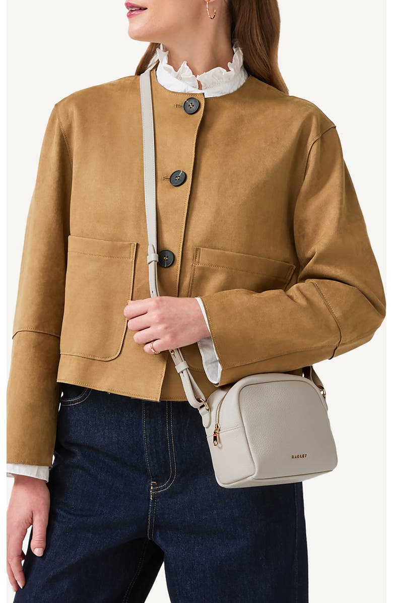 Radley The Daily Small Zip Around Crossbody Bag, Alternate, color, Chalk