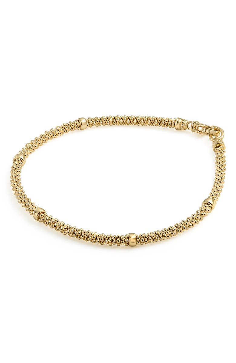 LAGOS Delicate 18K Gold Beaded Bracelet, Alternate, color, 