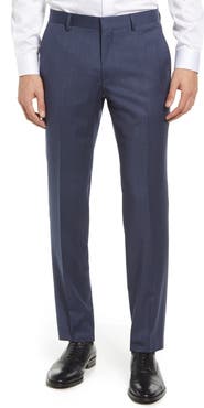 BOSS Genius Slim Fit Wool Suit Pants