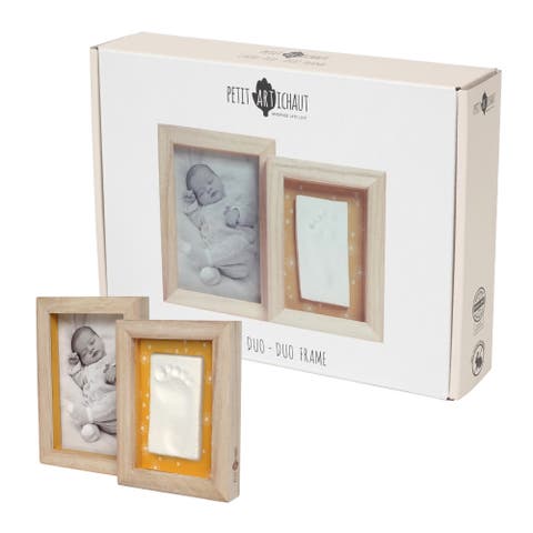Duo Baby Frame - Baby Handprint & Photo Frame, Keepsake Gift
