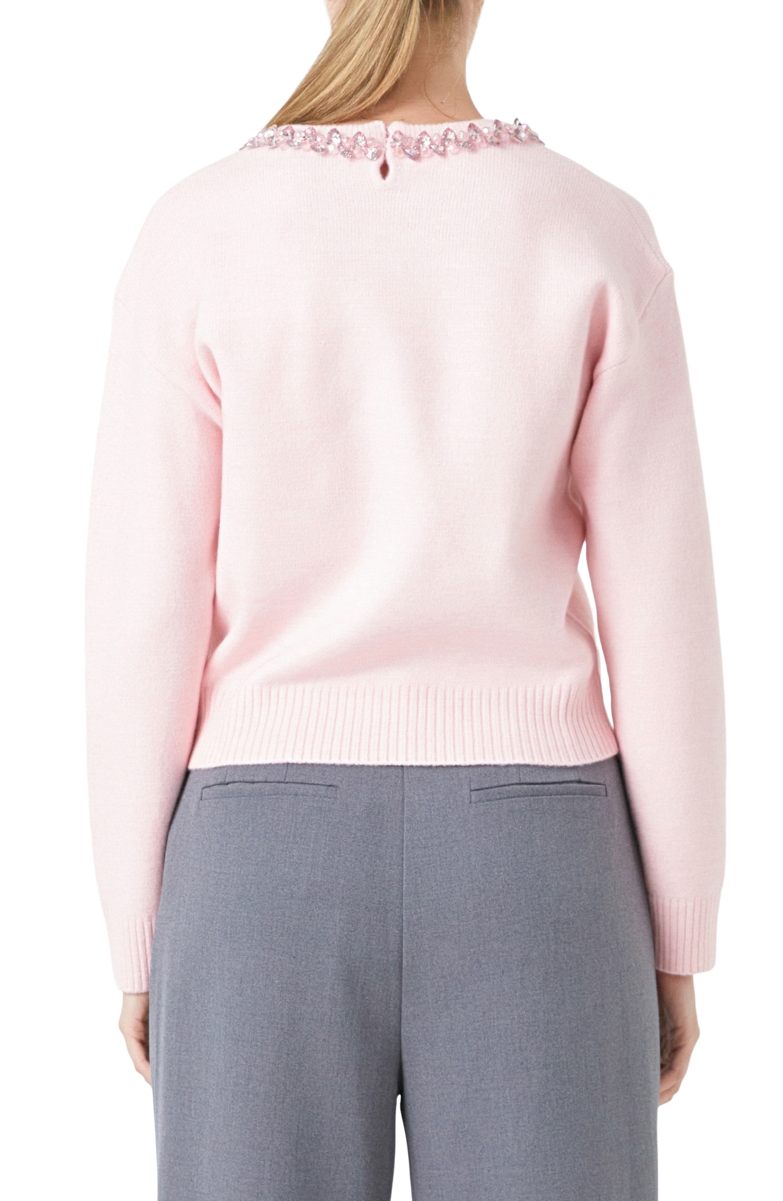 Embellished Crewneck Sweater - image 2