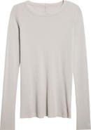 Rick Owens Long Sleeve Rib T-Shirt