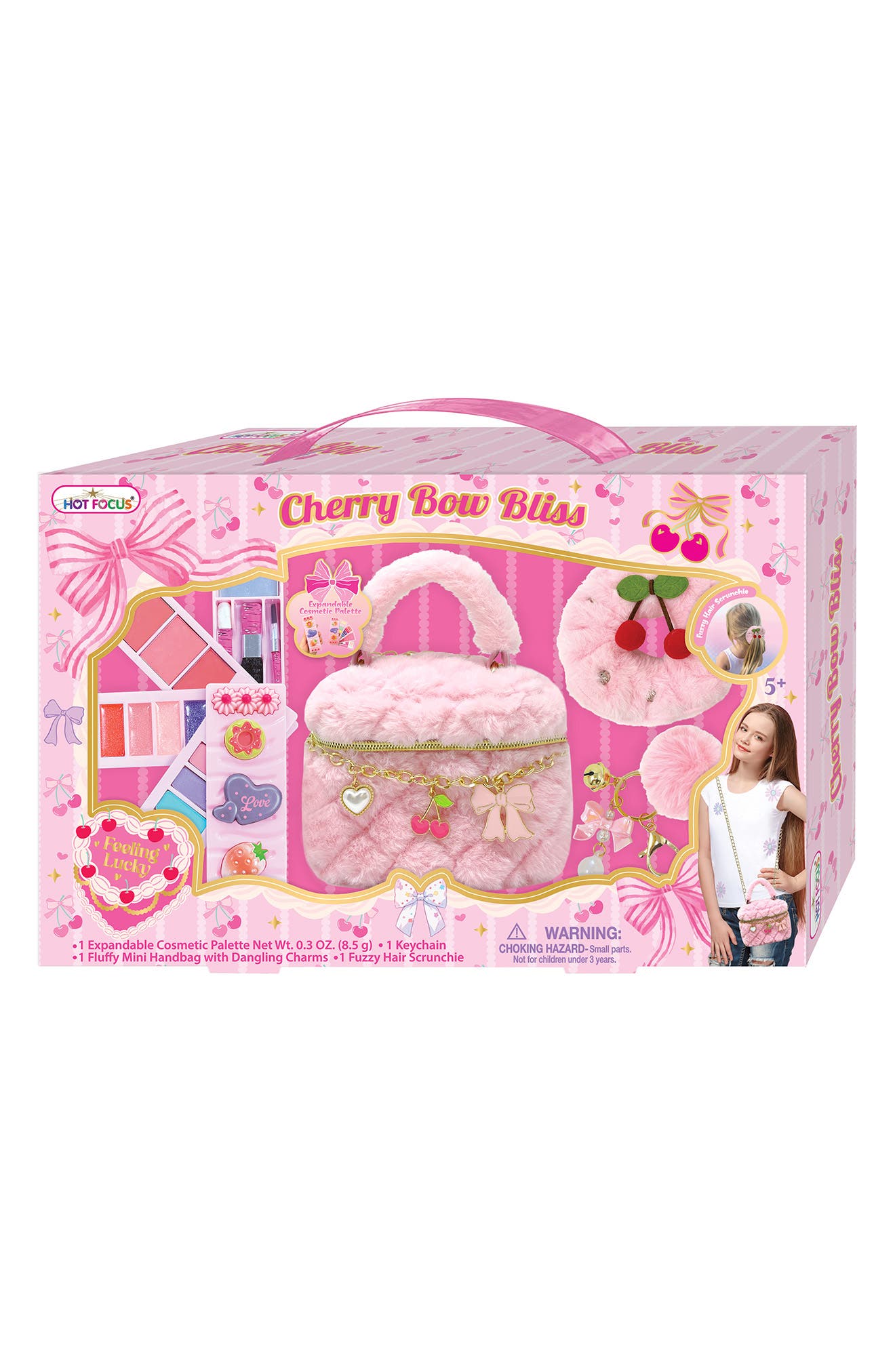 HOT FOCUS Kids' Cherry Bow Bliss Cosmetic Kit