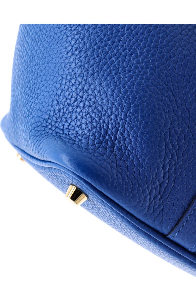 Pre-Owned Hermes Picotin Lock Bag Clemence PM, Alternate, color, New Bleu Hydra
