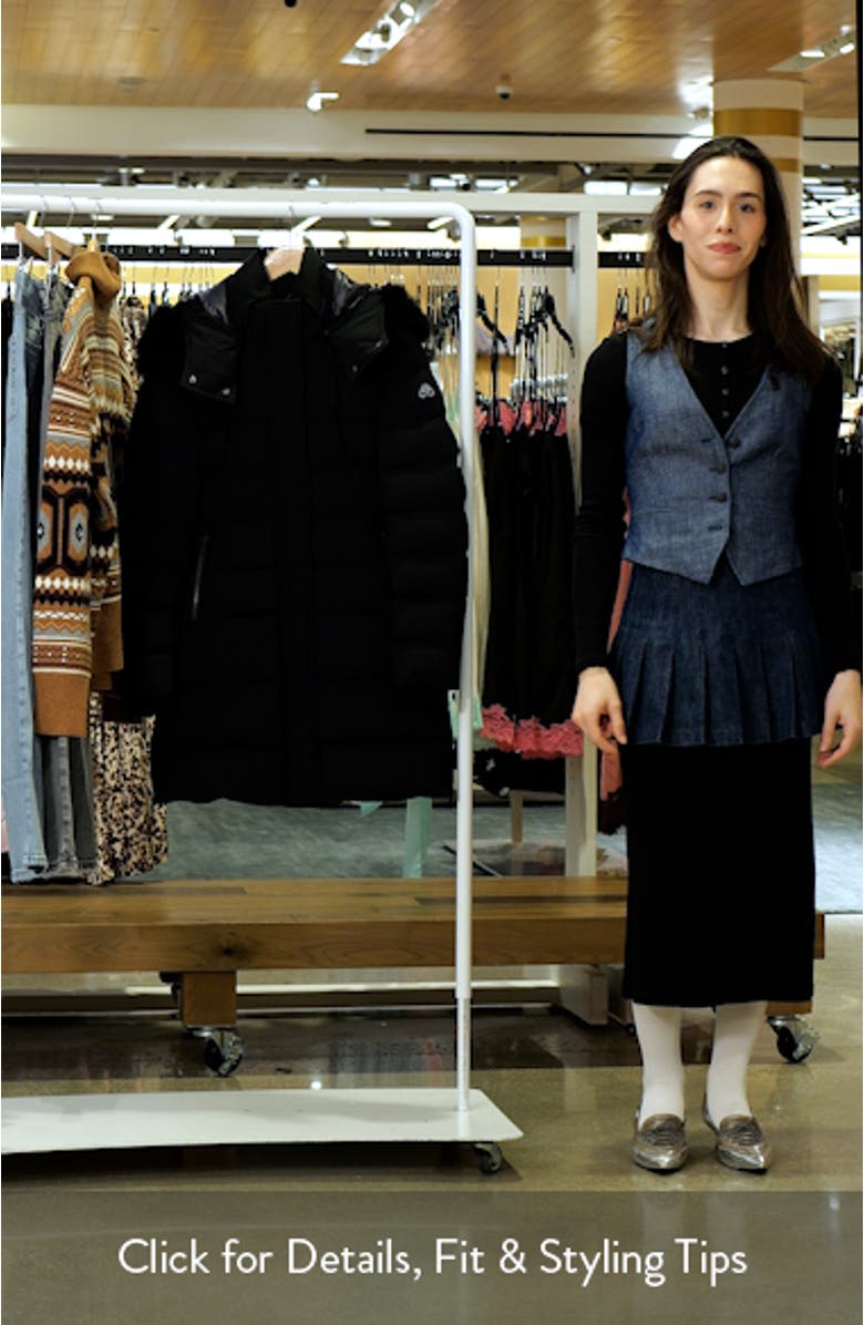 Watershed 3 Genuine Shearling Trim 800 Fill Power Down Parka, sales video thumbnail