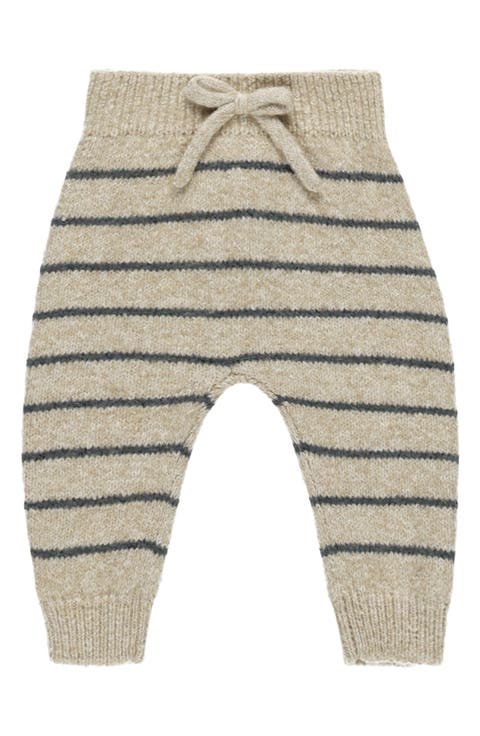 Organic Cotton & Linen Blend Knit Pants (Baby)