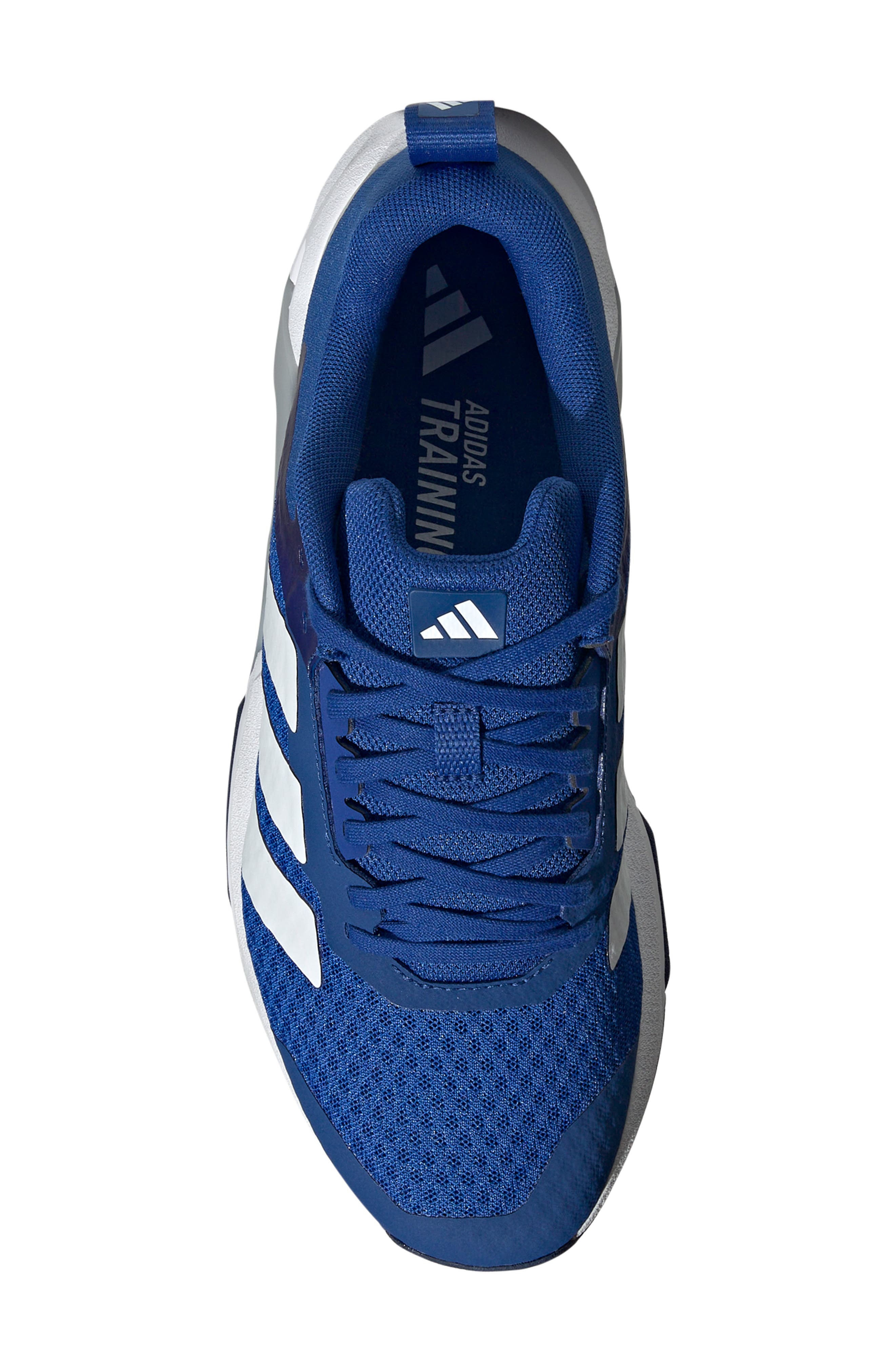 adidas Dropset Vario Training Shoer, Alternate, color, Royal Blue/ White/ Halo Silver