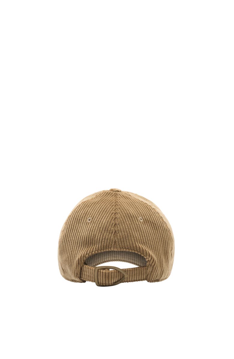 Burberry Knight Stamp Corduroy Baseball Cap, Alternate, color, Sweep Beige
