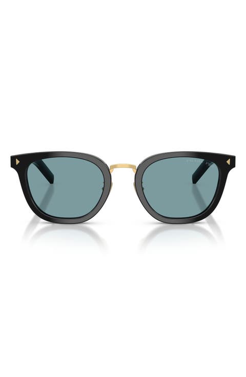 49mm Polarized Cat Eye Sunglasses