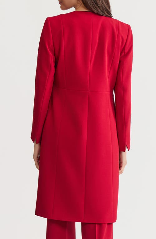 Kasper Corded Topper In Red