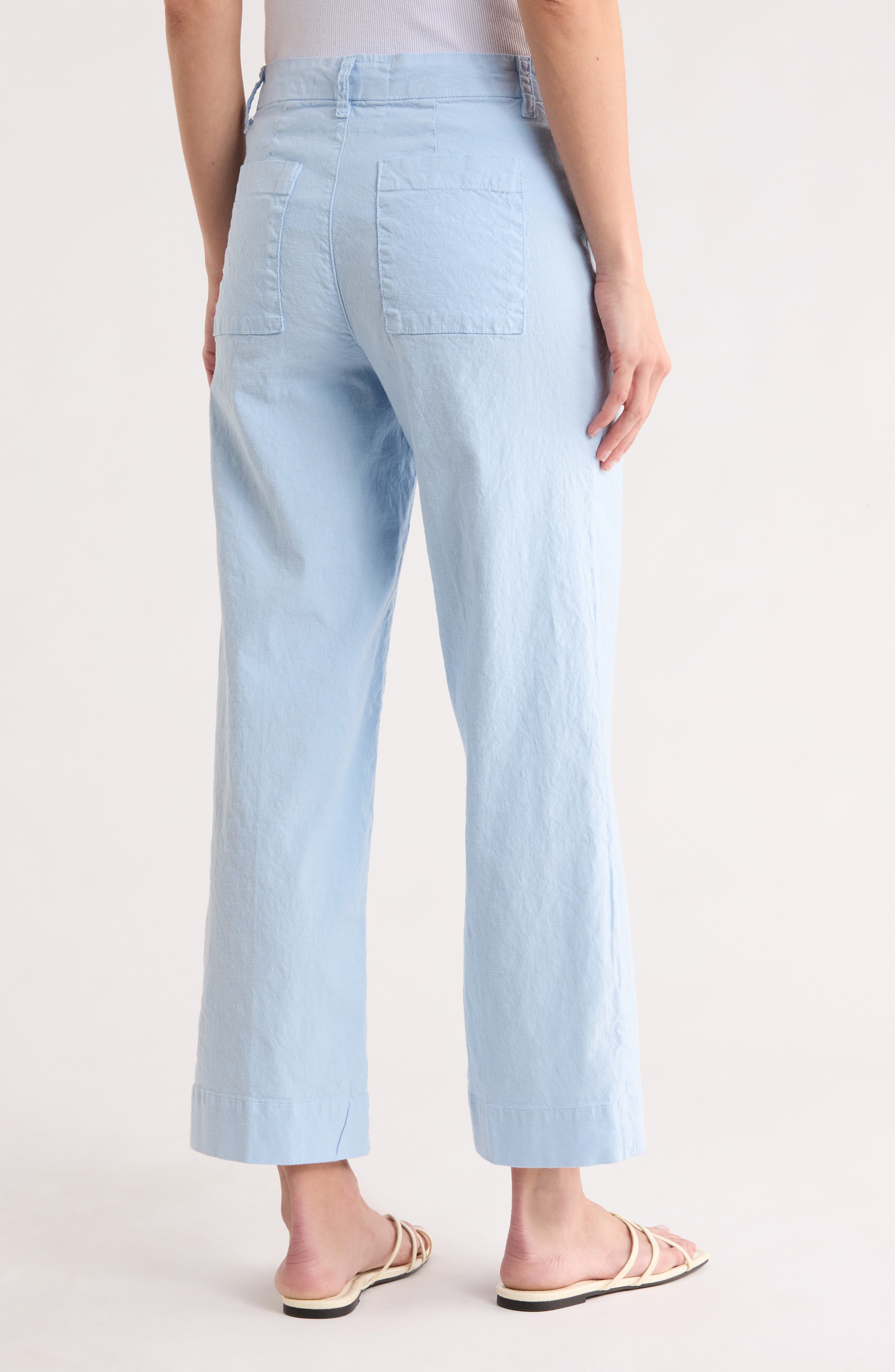 Wide Leg Cotton Pants - image 2