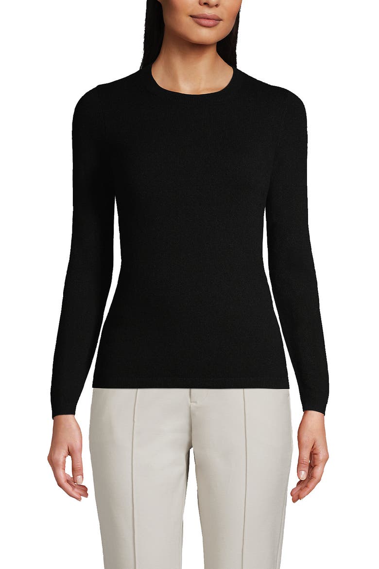 Cashmere Sweater, Main, color, Black