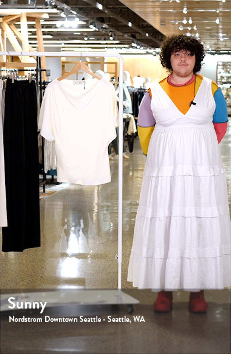 Asymmetric Satin Top, sales video thumbnail