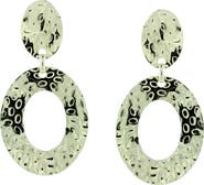 OLIVIA WELLES Kari Hammered Drop Earrings