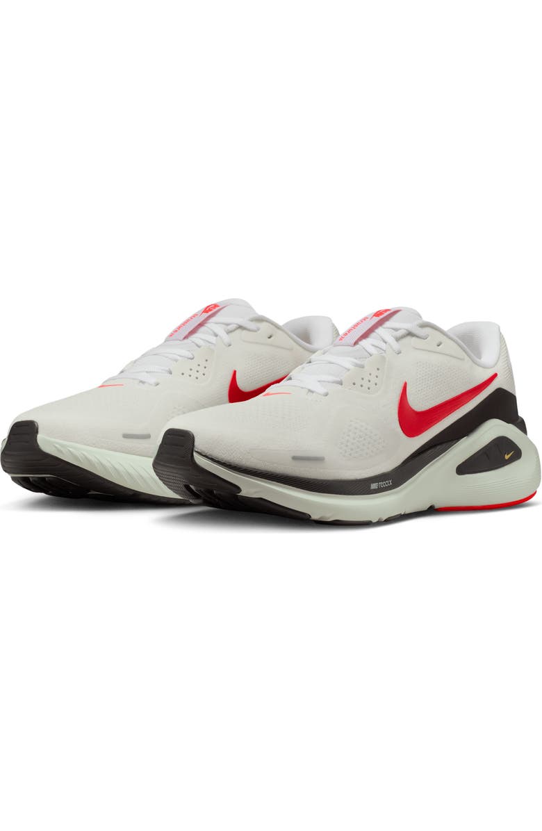 Nike Structure 26 Running Shoe, Main, color, White/ Bright Crimson/ Photon