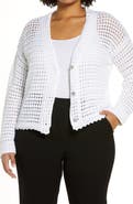 Vince Crochet Cotton Cardigan