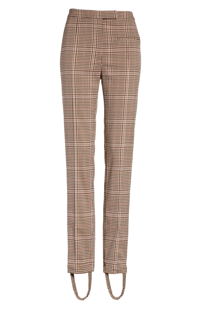 Tracy Reese Plaid Stirrup Pants, Alternate, color, 