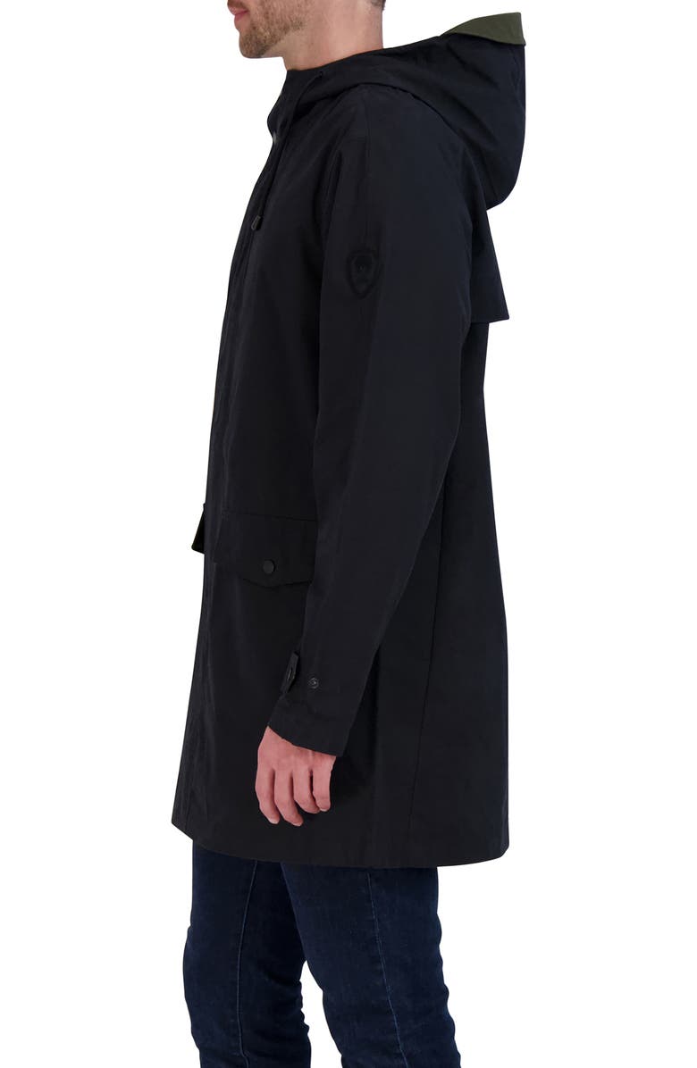 Vince Camuto Water Resistant Hooded Jacket, Alternate, color,