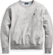 Polo Ralph Lauren Logo Embroidery Cotton Blend Sweatshirt