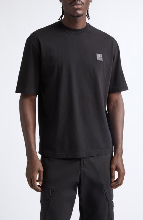 Logo Patch Cotton T-Shirt