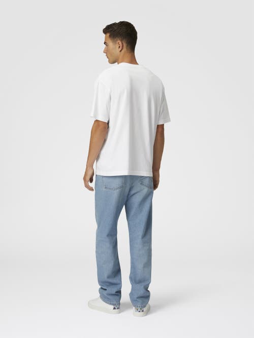 Missoni Chevron Crew Neck Zigzag Print T-shirt In White