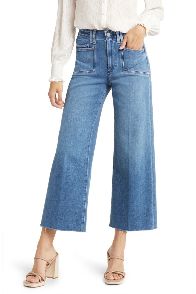 Anessa High Waist Wide Leg Jeans, Main, color, SUNNIE DISTRESSED