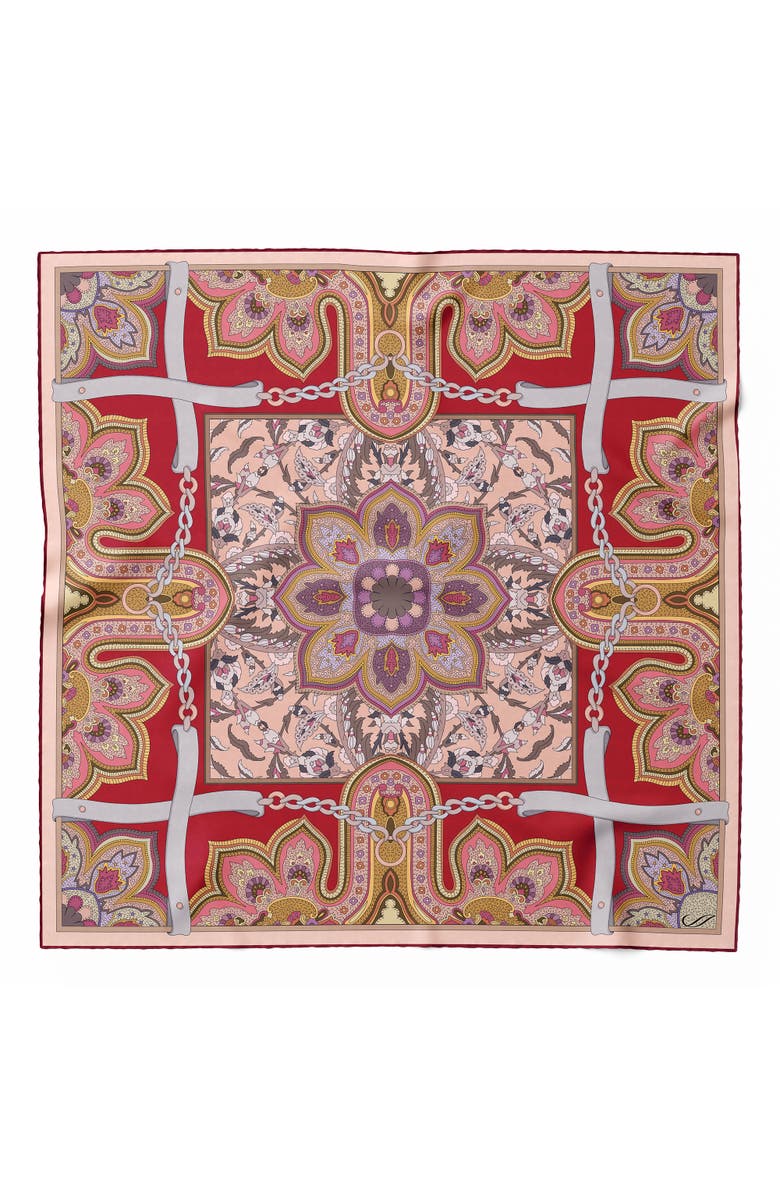 Elizabetta Francesca - Silk Bandana, Main, color, Cherry Red