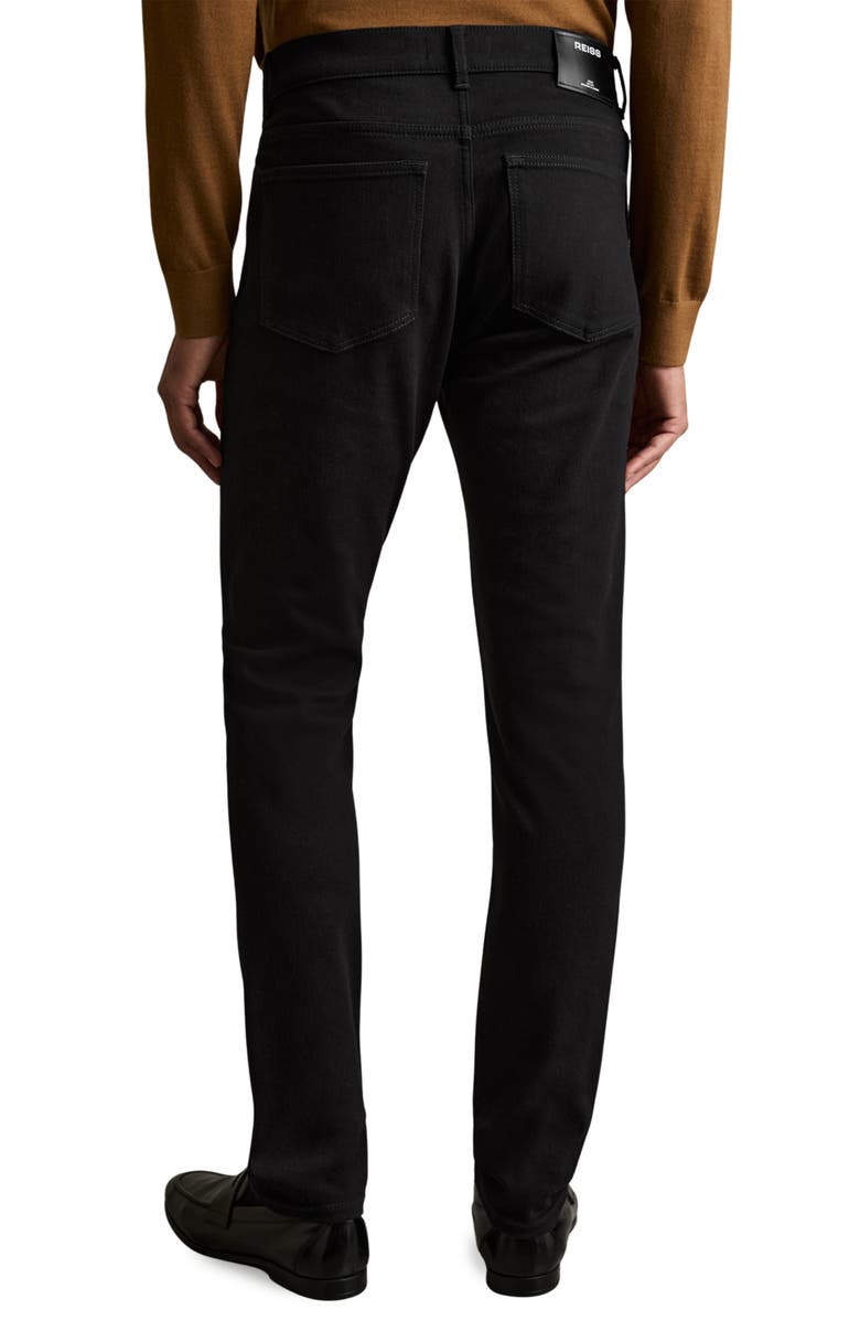 Reiss Bleaker Slim Fit Jeans, Alternate, color, Stay Black