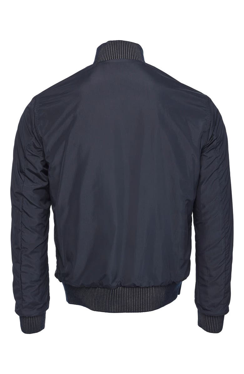 Comstock & Co. Paratrooper Reversible Leather Jacket, Alternate, color, 