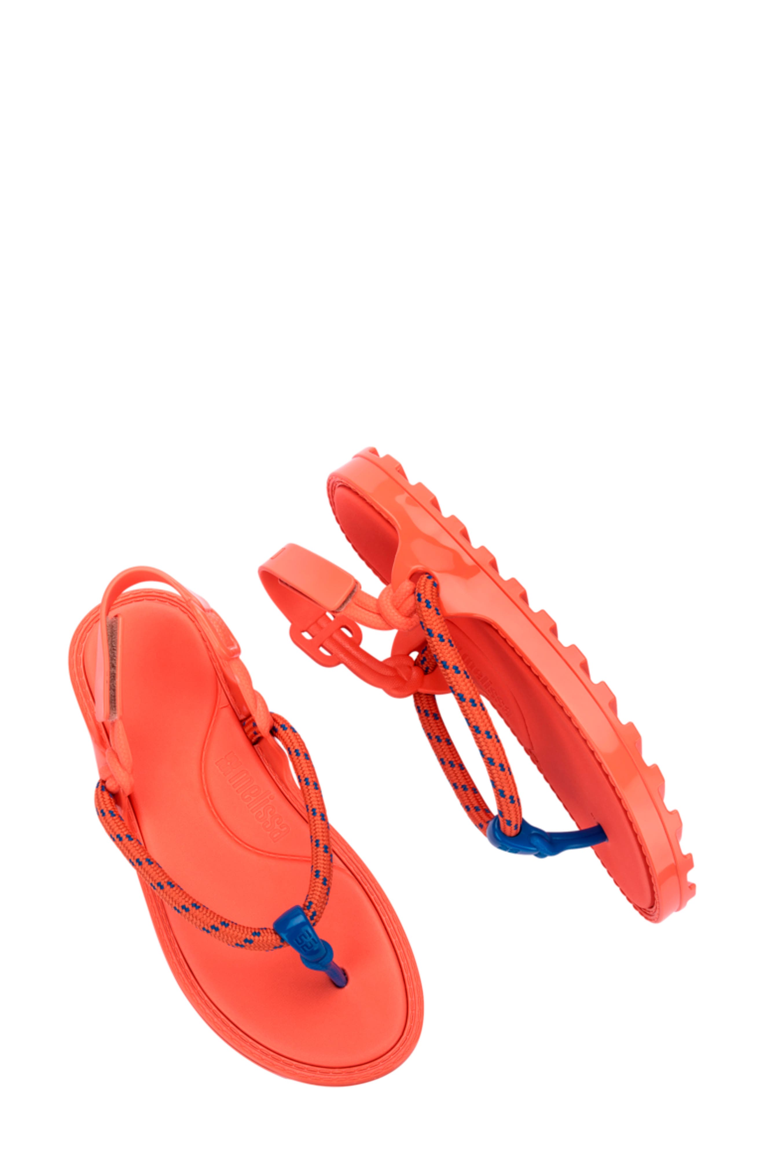 Bond Sandal, Alternate, color, ORANGE/ BLUE
